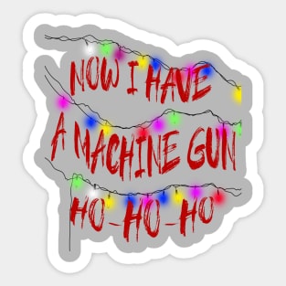 Christmas mash up (grey) Sticker